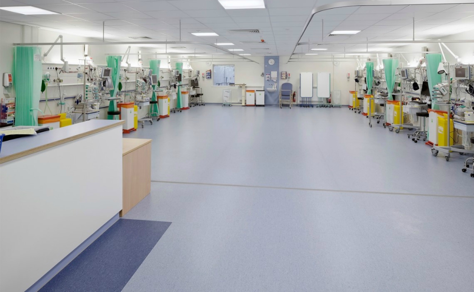 Frimley Park Hospital | Medical Supply Unit | Bedhead Trunking System | Medical Joinery | Medical Furniture | Nurse Call System | Medical Gas | Healthcare Bedhead | Bedhead Module | Healthcare Luminaire