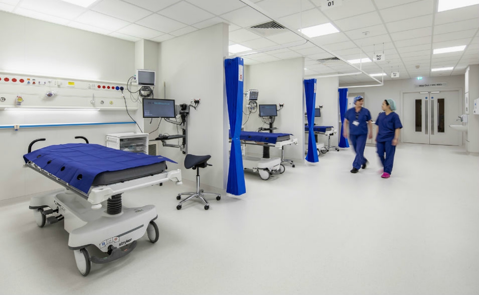 The Wellington Ward Royal Free Hospital | Medical Supply Unit | Bedhead Trunking System | Medical Joinery | Medical Furniture | Nurse Call System | Medical Gas | Healthcare Bedhead | Bedhead Module | Healthcare Luminaire